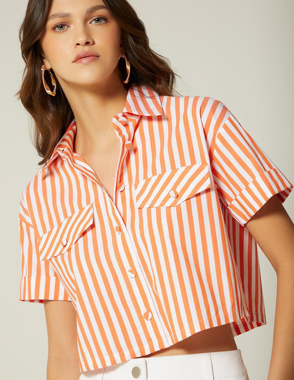 Top cuello camisero 2