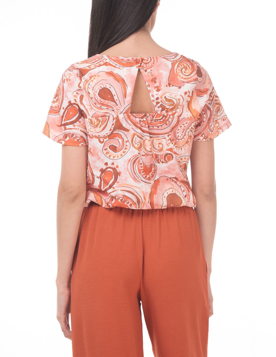 Blusa manga corta para mujer 2