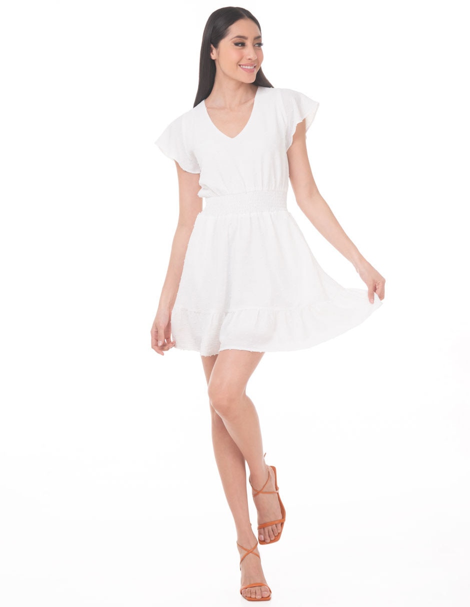 Vestido corto casual para mujer