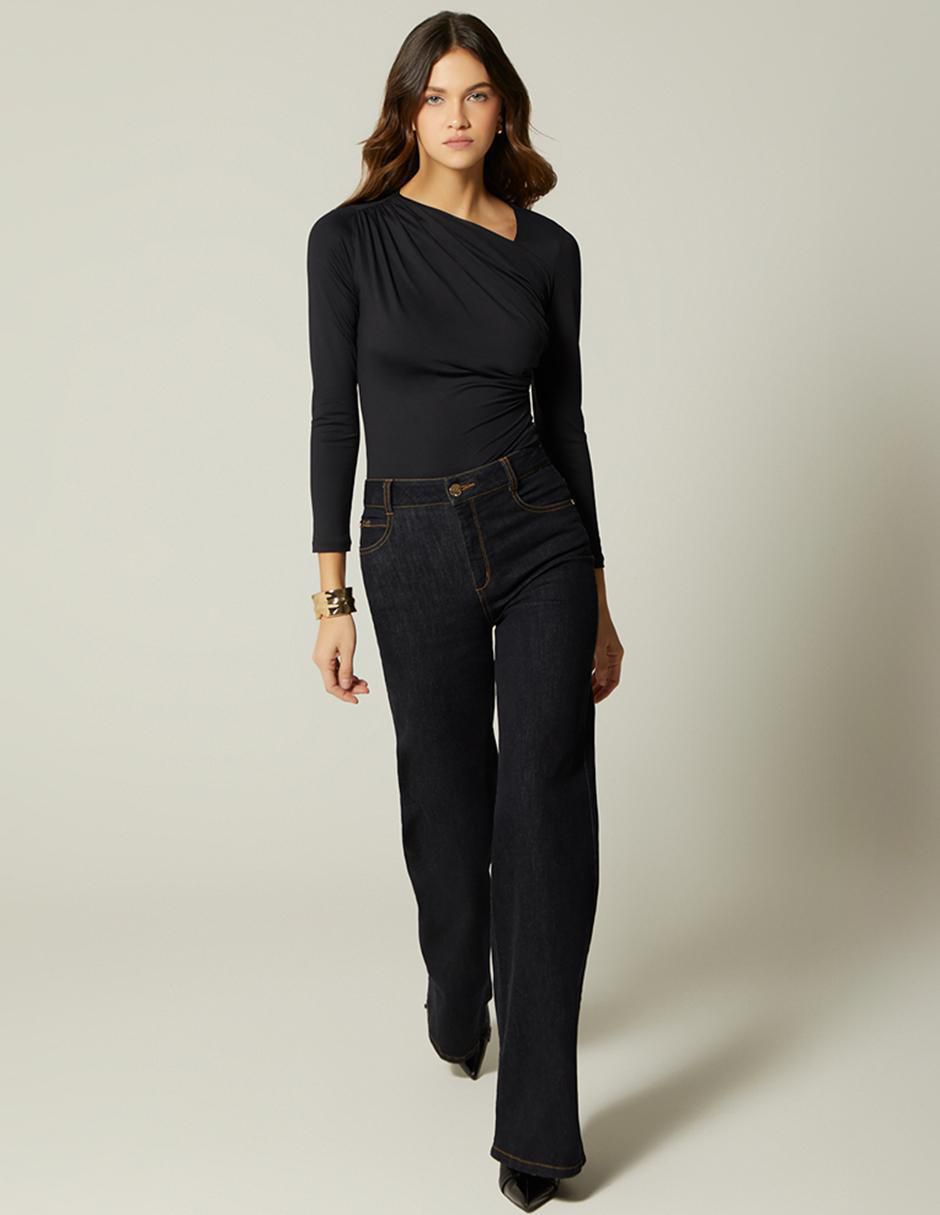 Blusa manga larga para mujer
