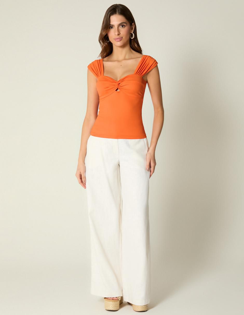 Blusa manga cap para mujer 3