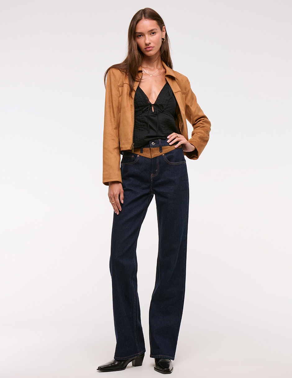 Jeans straight ki155-6115-275 para mujer 7