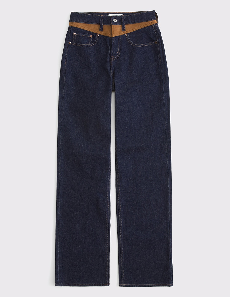 Jeans straight ki155-6115-275 para mujer 6