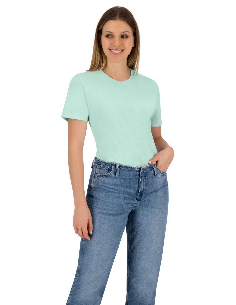 Playera manga corta Básicos cuello redondo mujer 5
