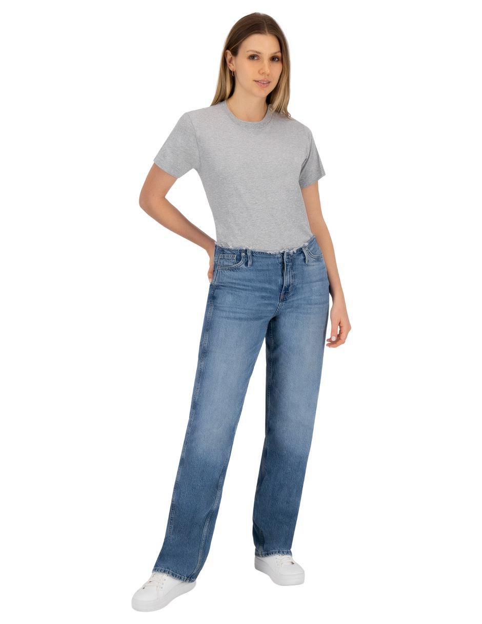 Playera manga corta Básicos cuello redondo mujer 8