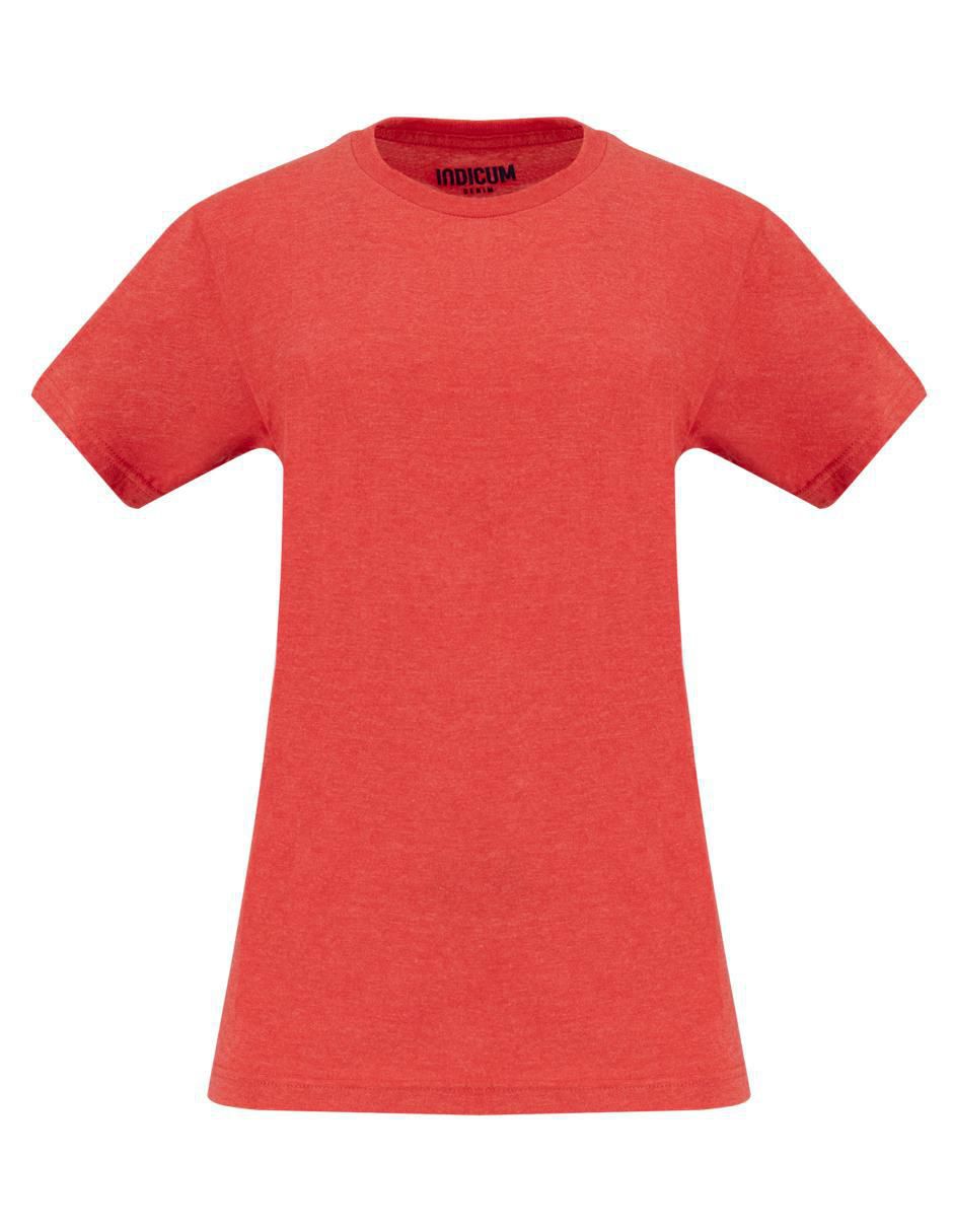 Playera manga corta Básicos cuello redondo mujer 4