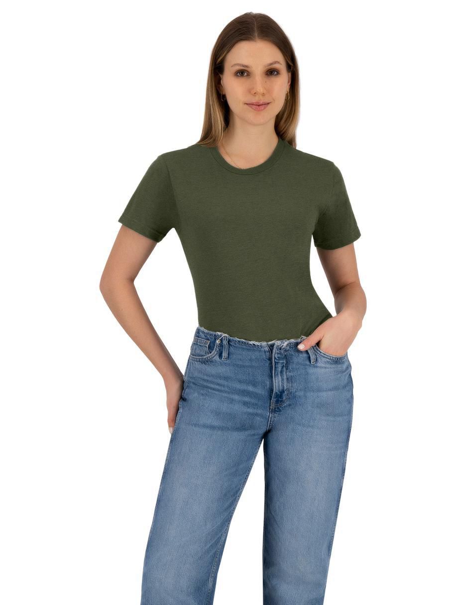 Playera manga corta Básicos cuello redondo mujer 2