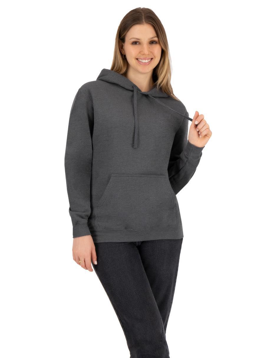Sudadera con capucha y bolsa para mujer