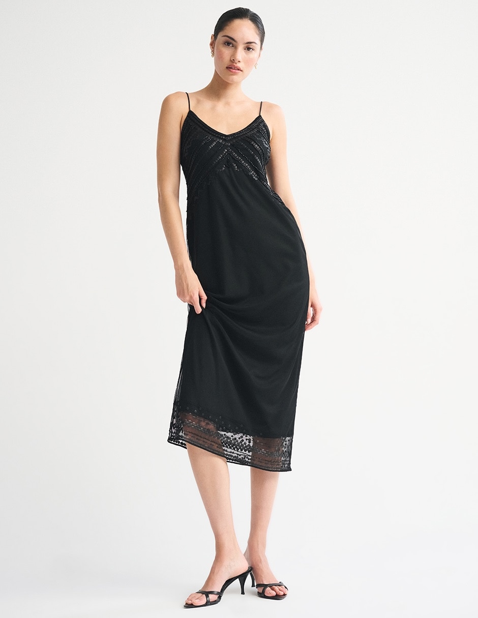 Vestido midi formal para mujer 5