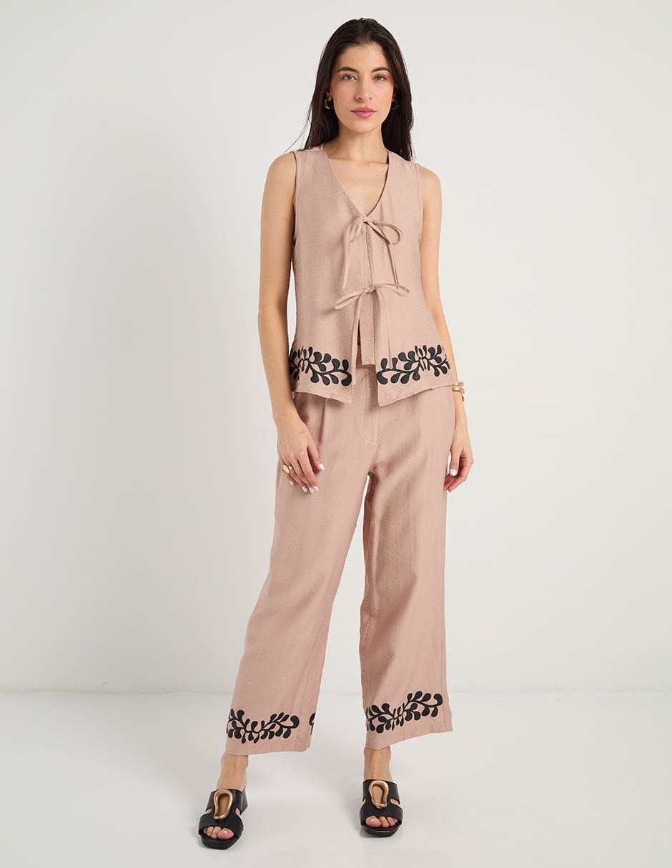 Pantalón amplio para mujer 7