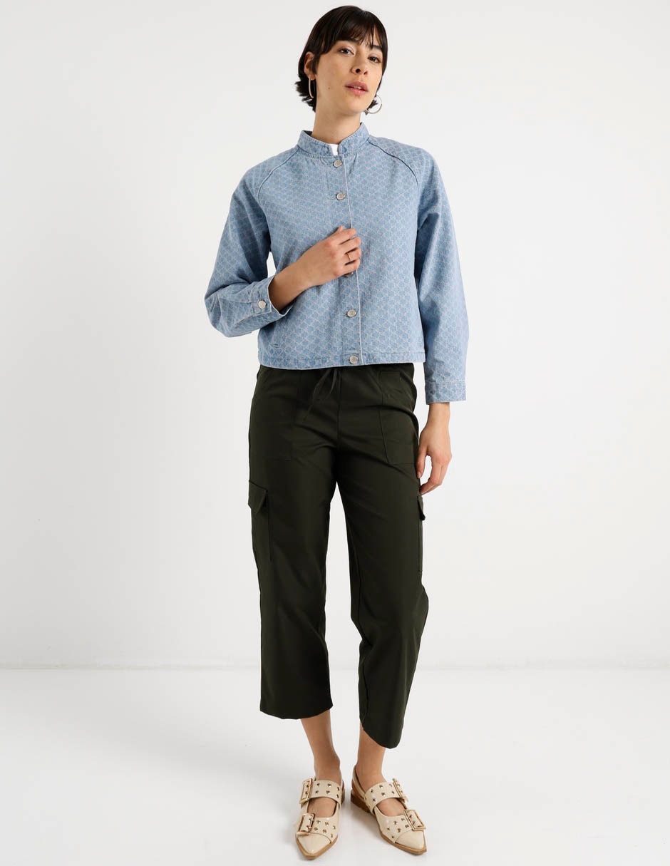 Pantalón capri straight para mujer 7