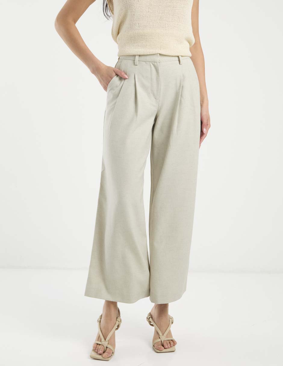 Pantalón de vestir acampanado para mujer Pantalón de vestir acampanado para mujer