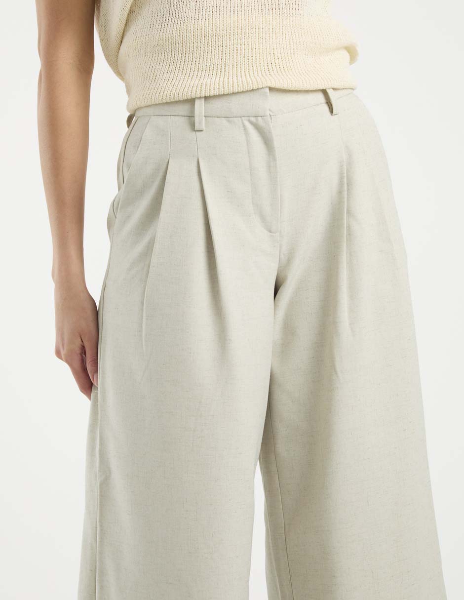 Pantalón de vestir acampanado para mujer 3
