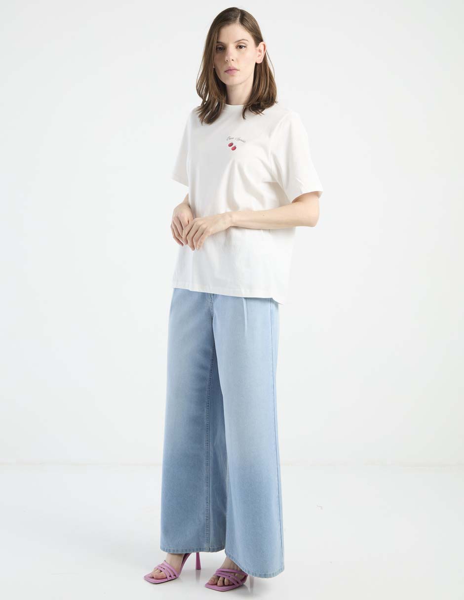 Blusa manga corta para mujer 3