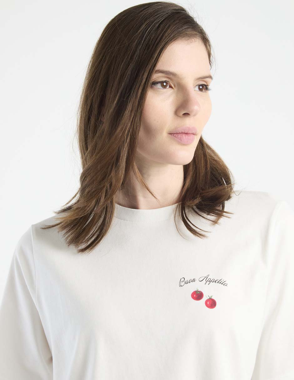 Blusa manga corta para mujer 4