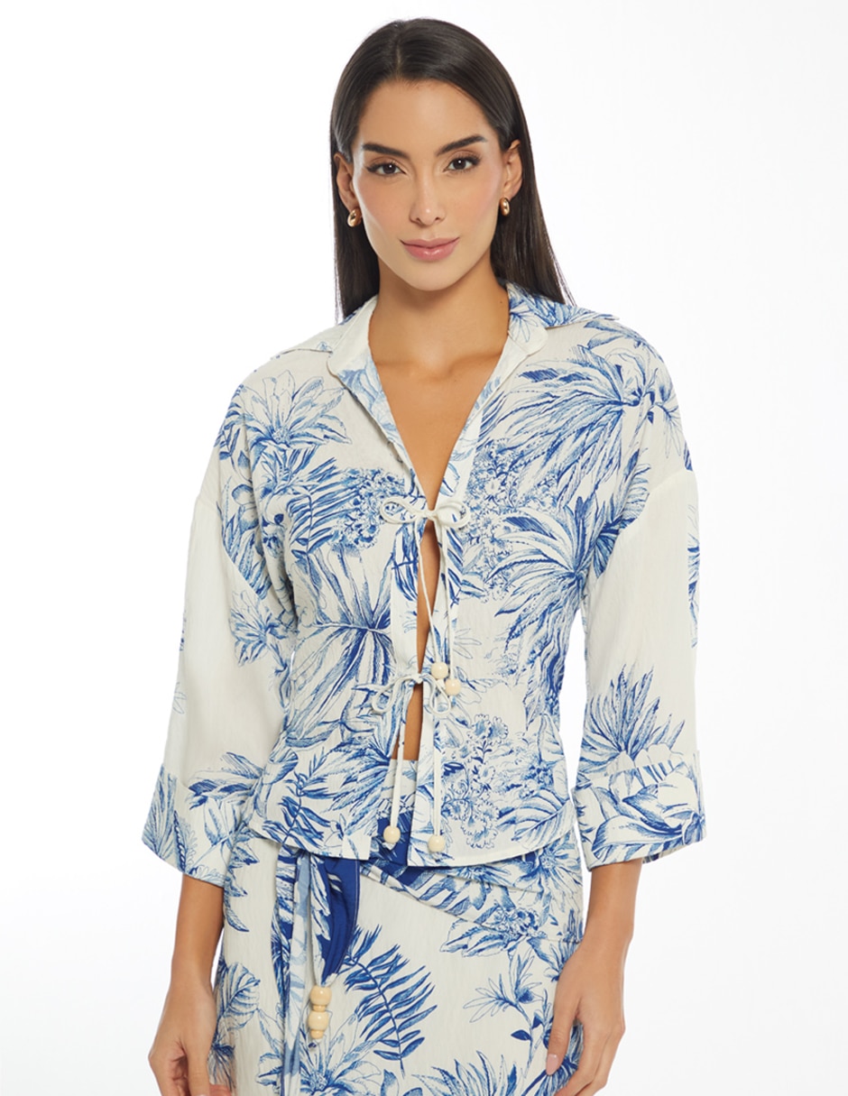 Blusa manga 3/4 para mujer