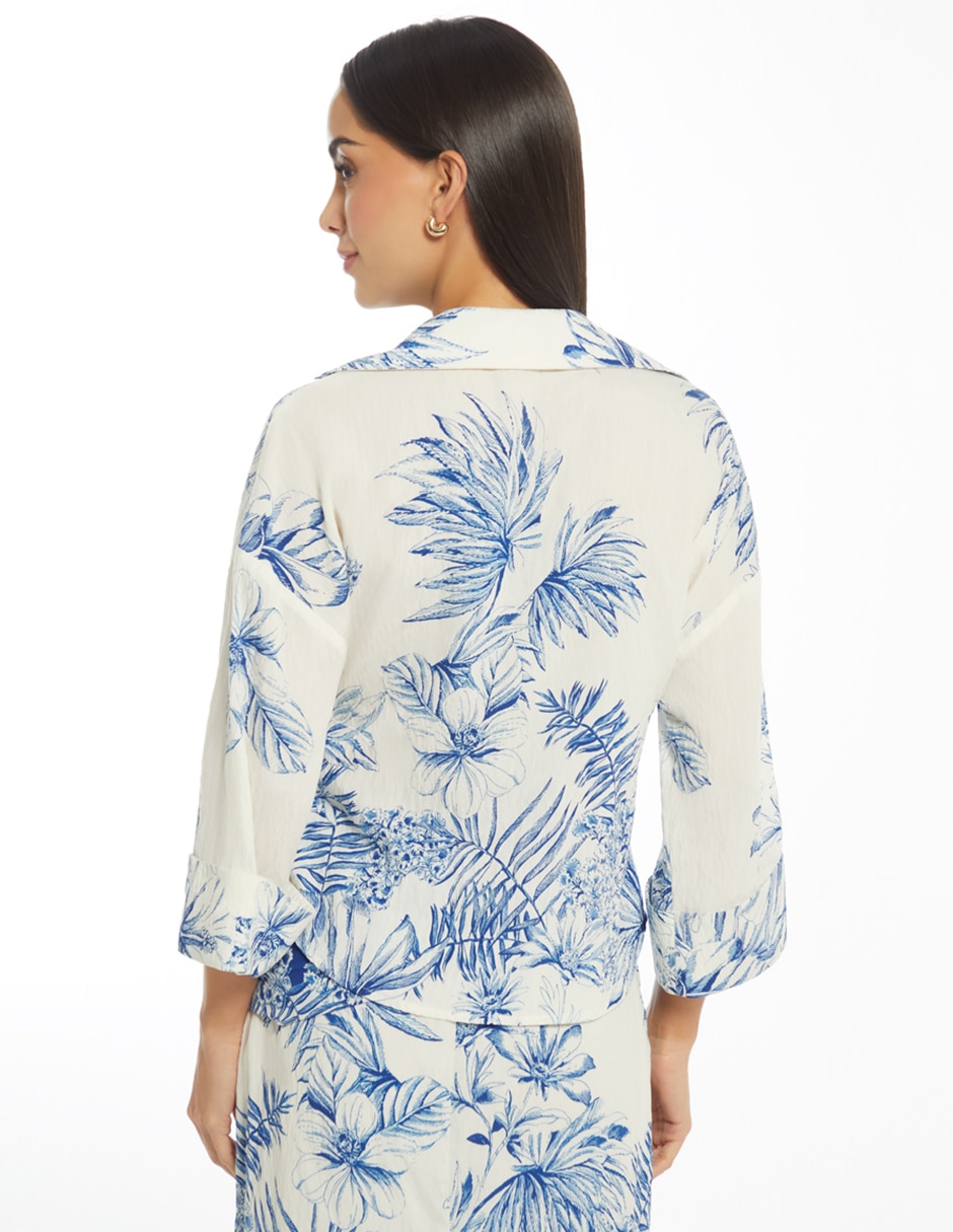 Blusa manga 3/4 para mujer 4