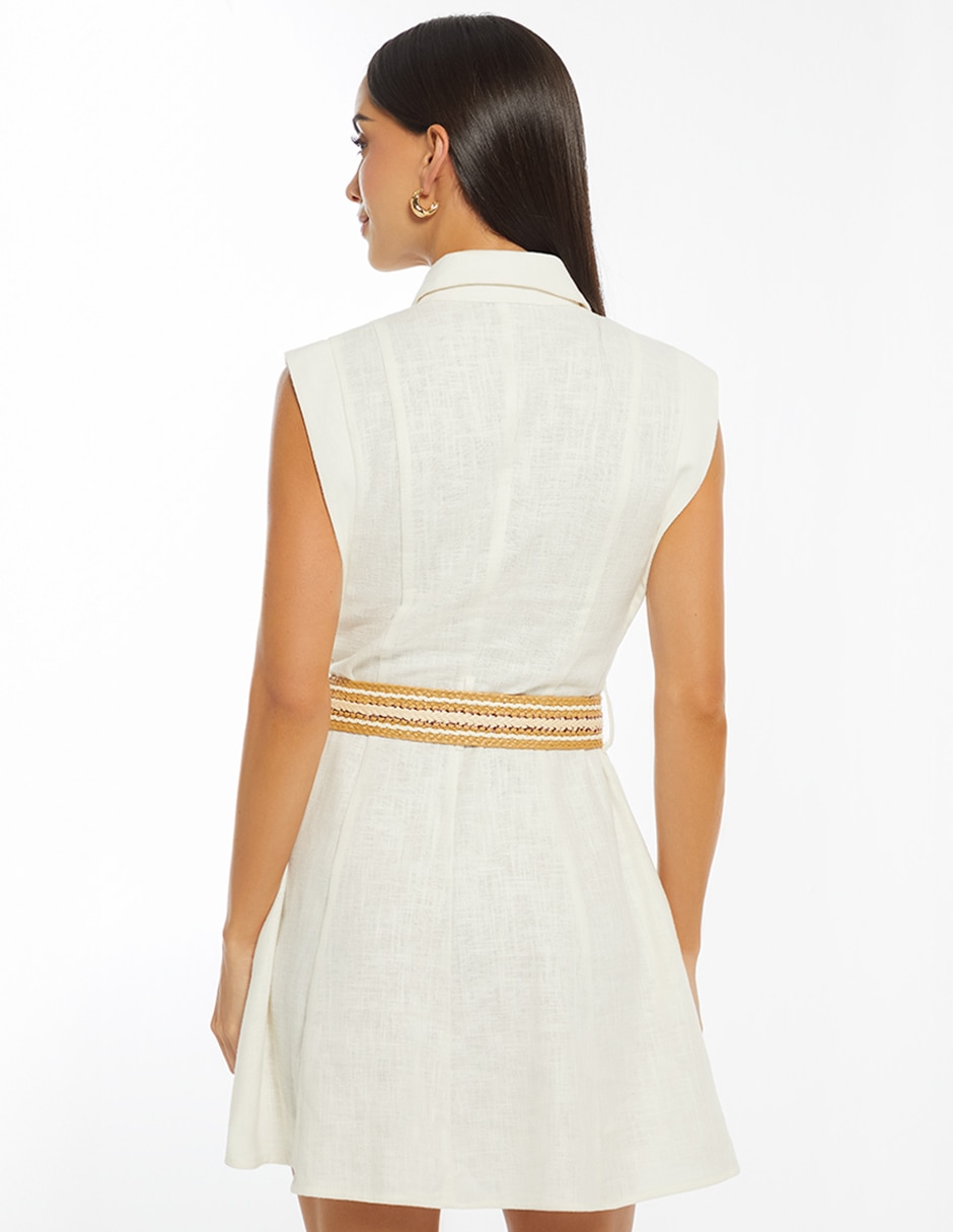 Vestido corto casual sanremo para mujer 4