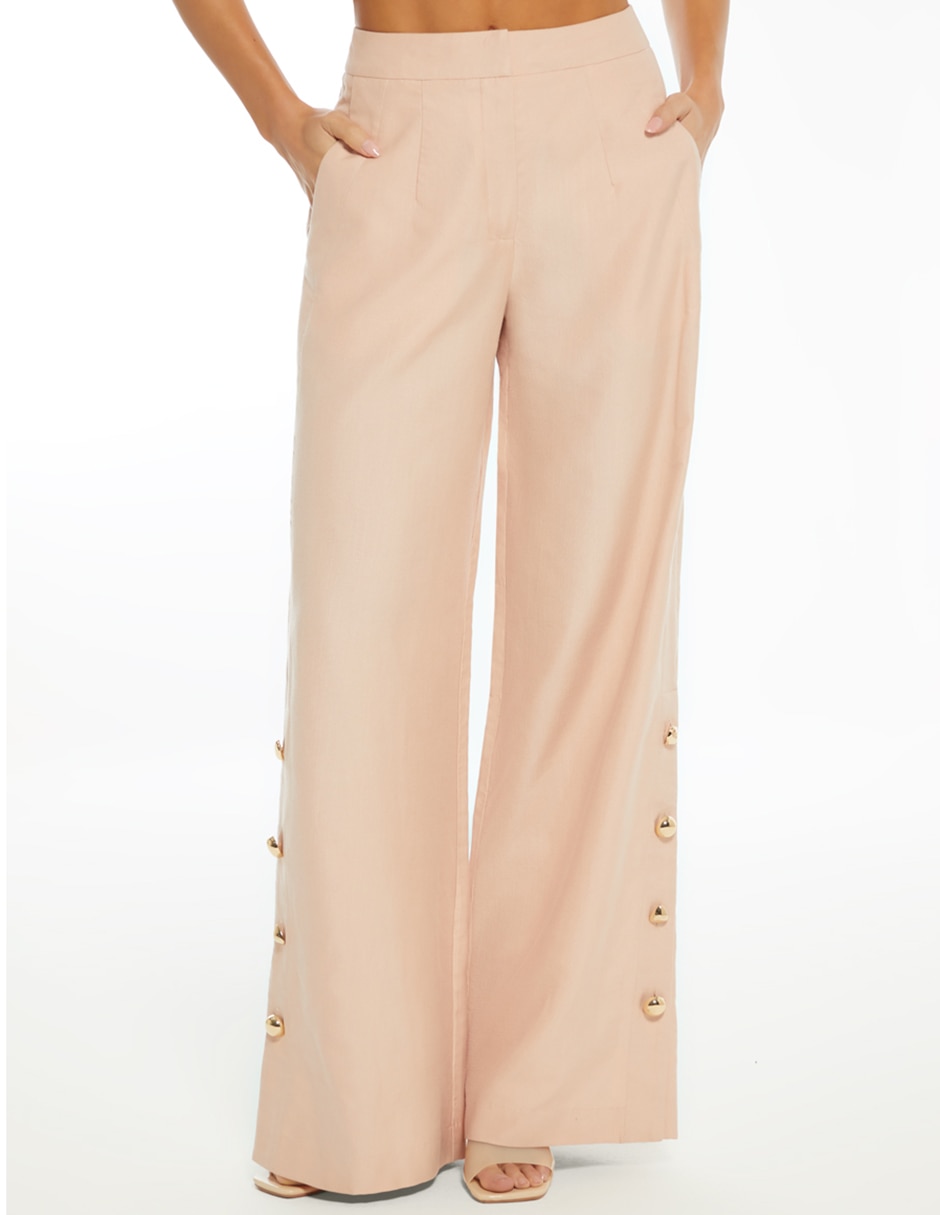 Pantalón relaxed palazzo para mujer Pantalón relaxed palazzo para mujer