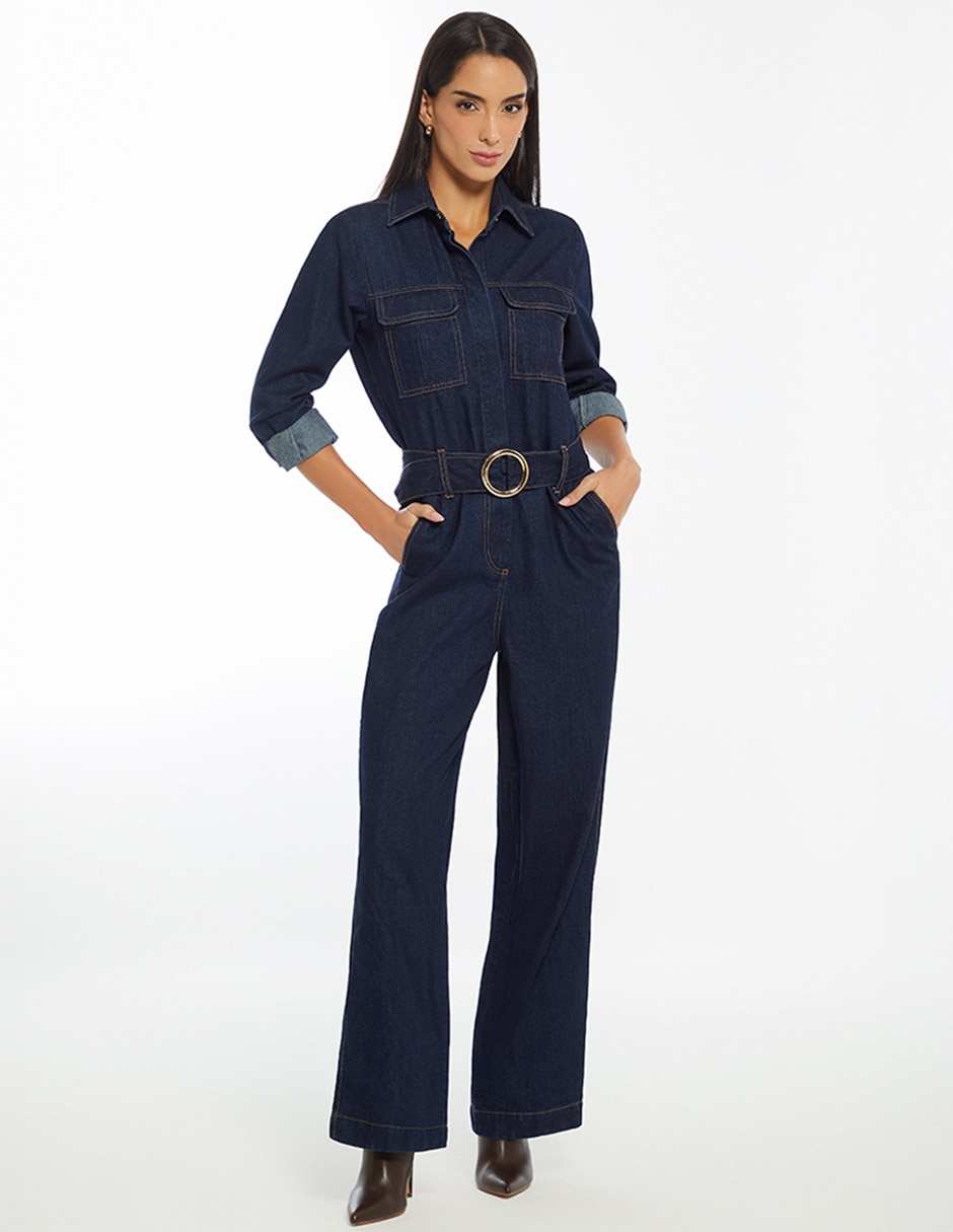 Jumpsuit de mezclilla para mujer 3