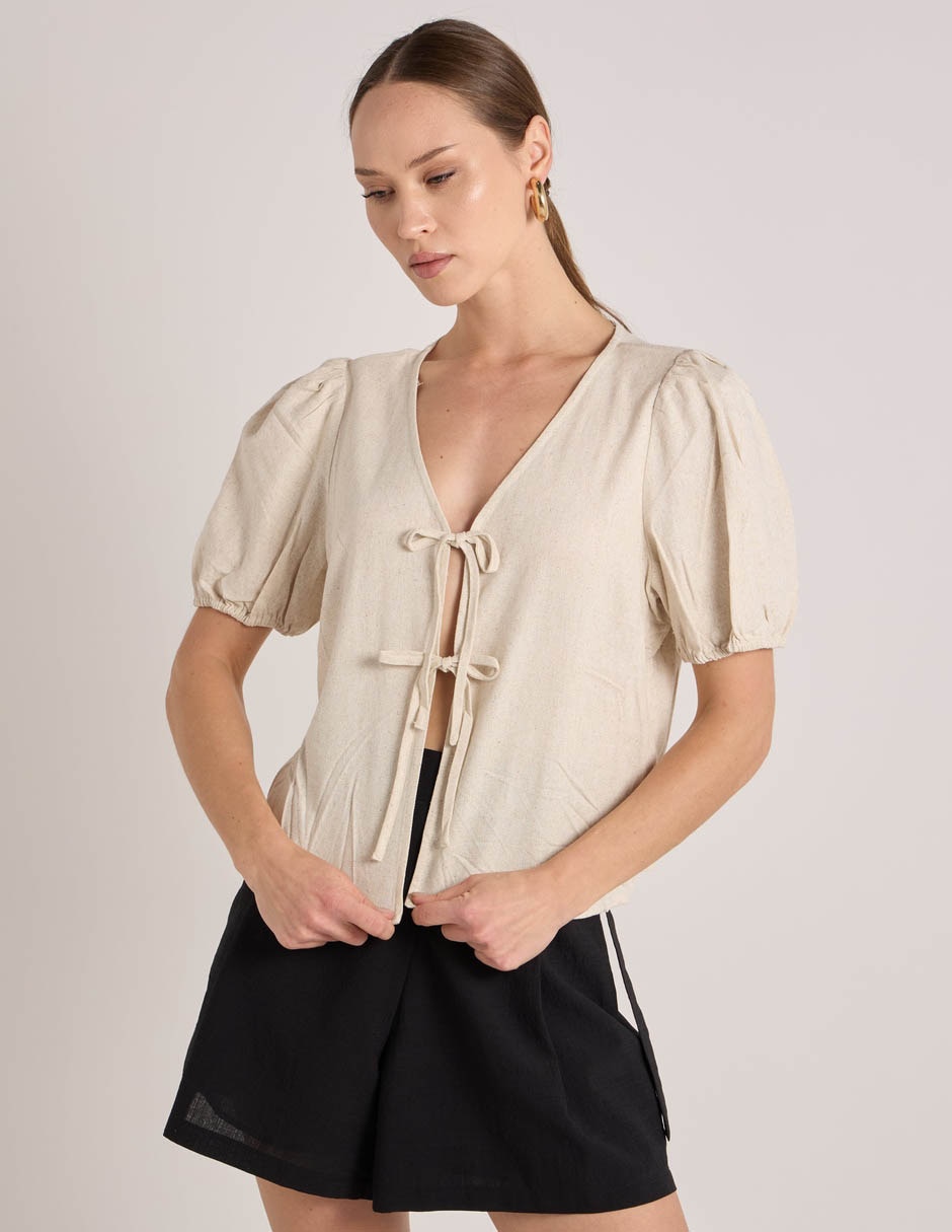 Blusa manga corta para mujer 2