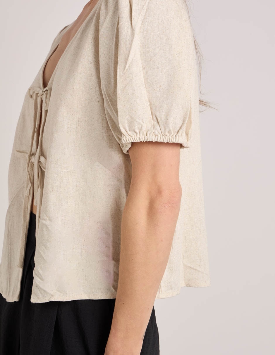 Blusa manga corta para mujer 5