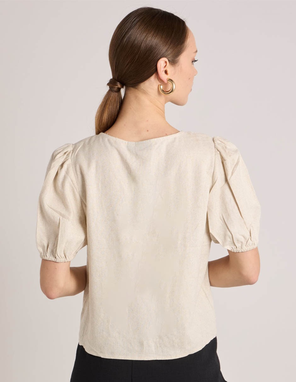 Blusa manga corta para mujer 6