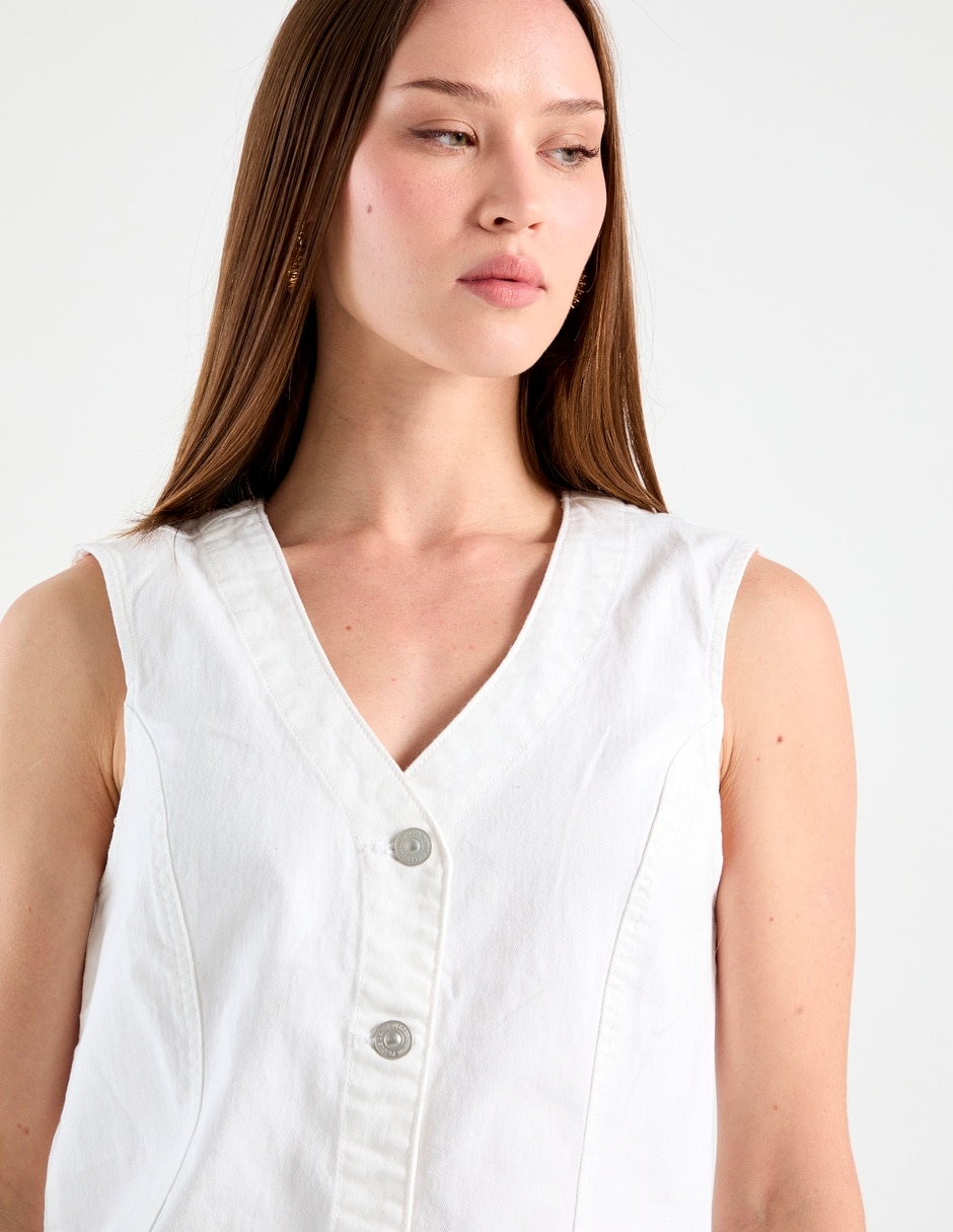 Vestido arriba de la rodilla casual para mujer 4