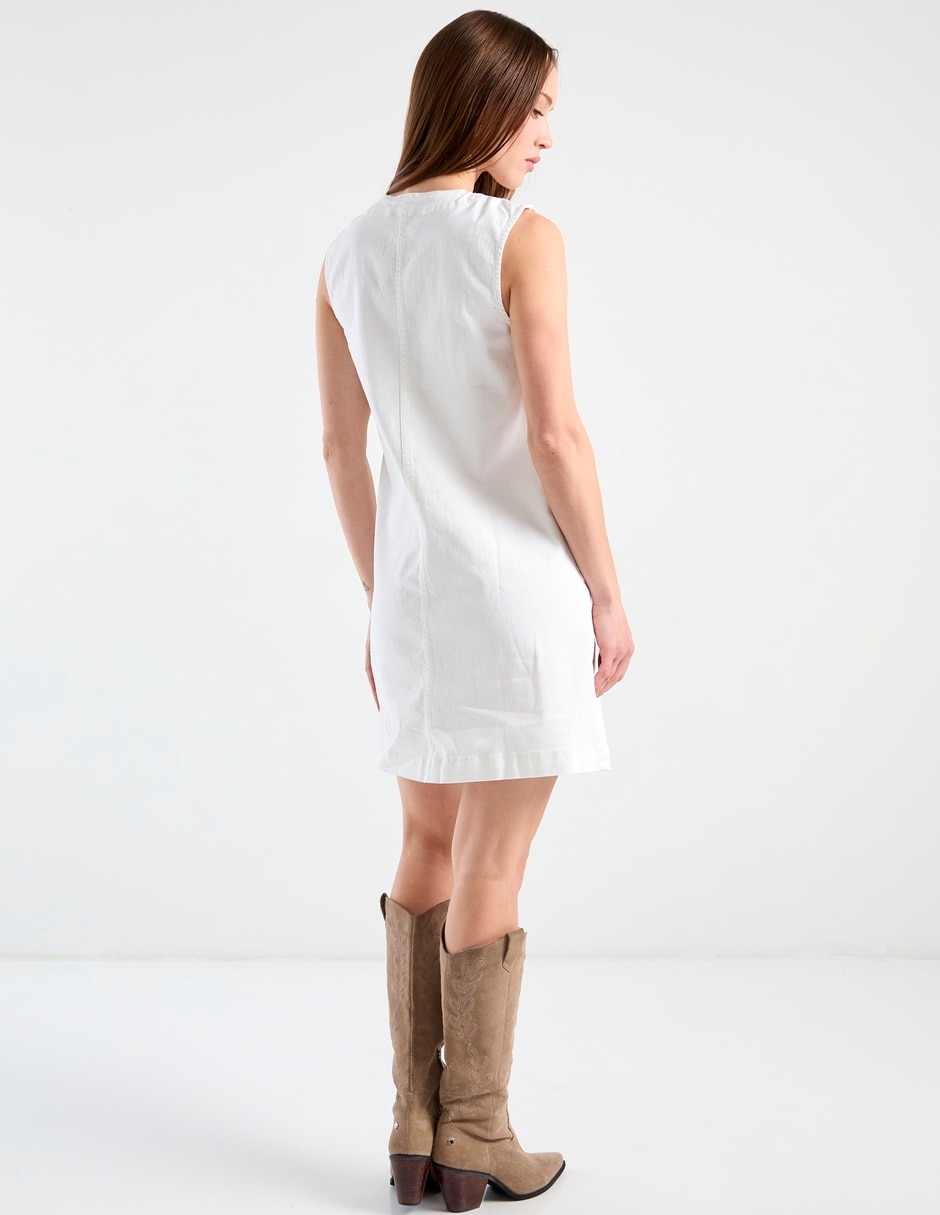 Vestido arriba de la rodilla casual para mujer 6