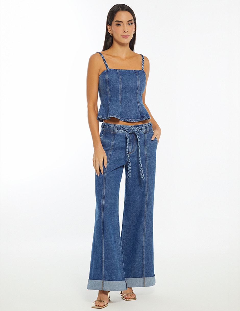 Jeans straight Indigo Lima para mujer 2