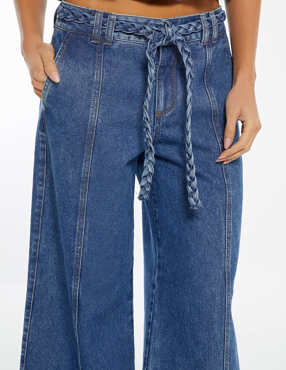 Jeans straight Indigo Lima para mujer 4