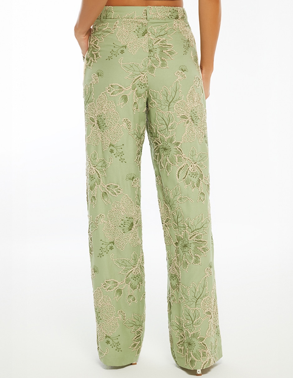Pantalón relaxed Studio F palazzo para mujer
