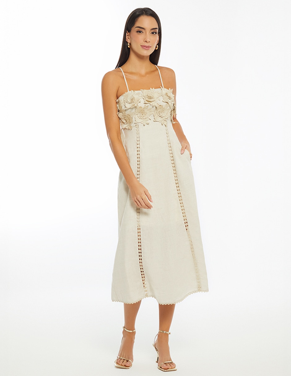 Vestido midi casual Luxury Garden para mujer Vestido midi casual Luxury Garden para mujer