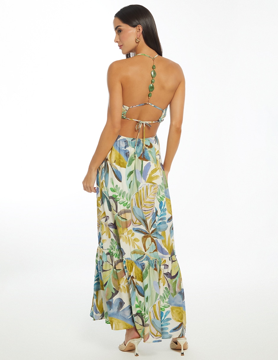 Vestido largo casual Napoles Garden para mujer