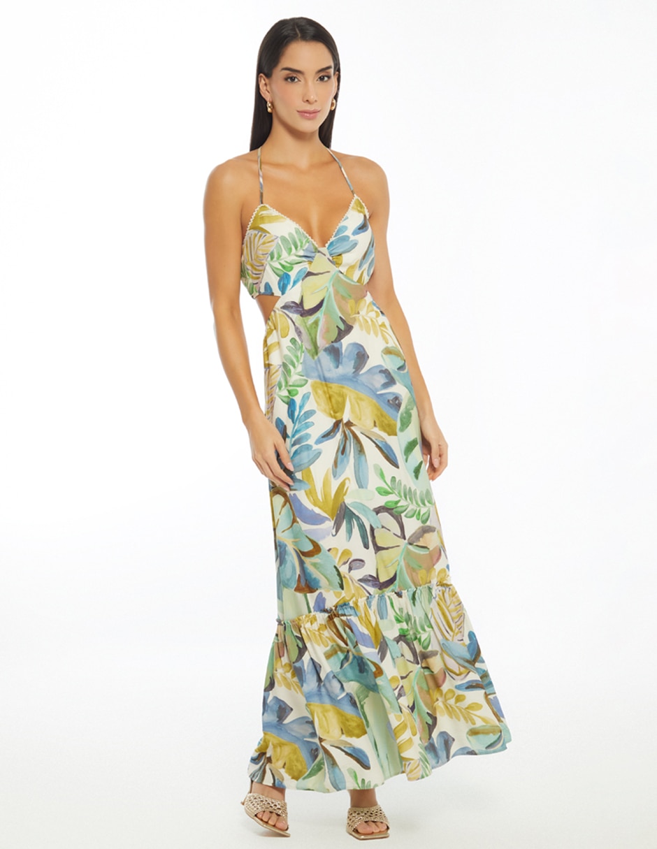 Vestido largo casual Napoles Garden para mujer