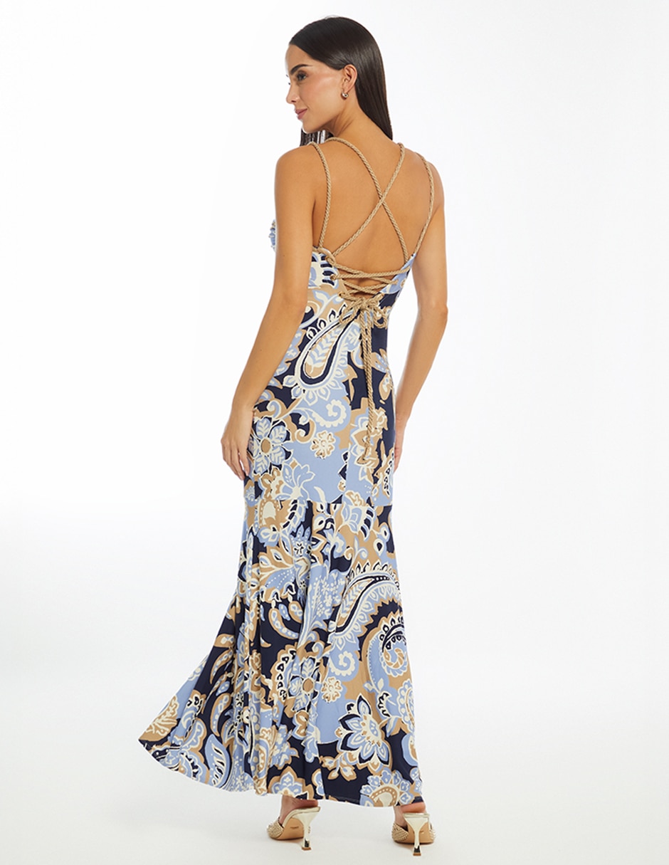 Vestido largo casual Los Roques Travel para mujer 3