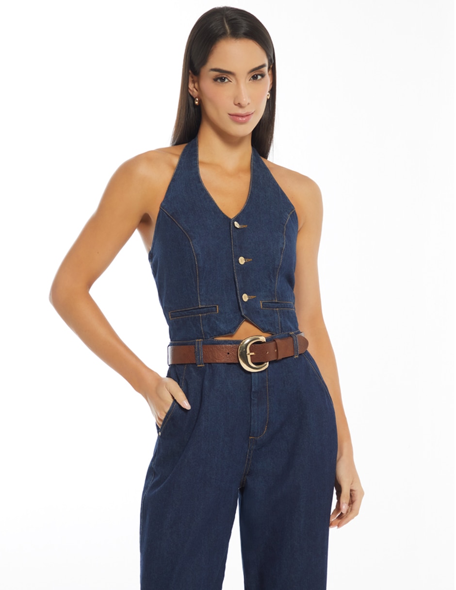 Jumpsuit Studio F de mezclilla para mujer