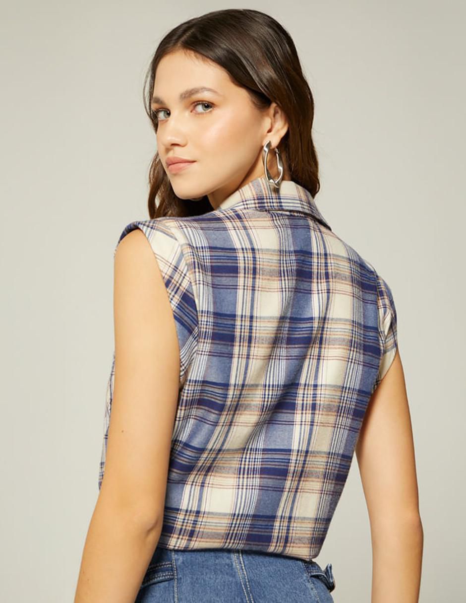 Top cuello camisero 2