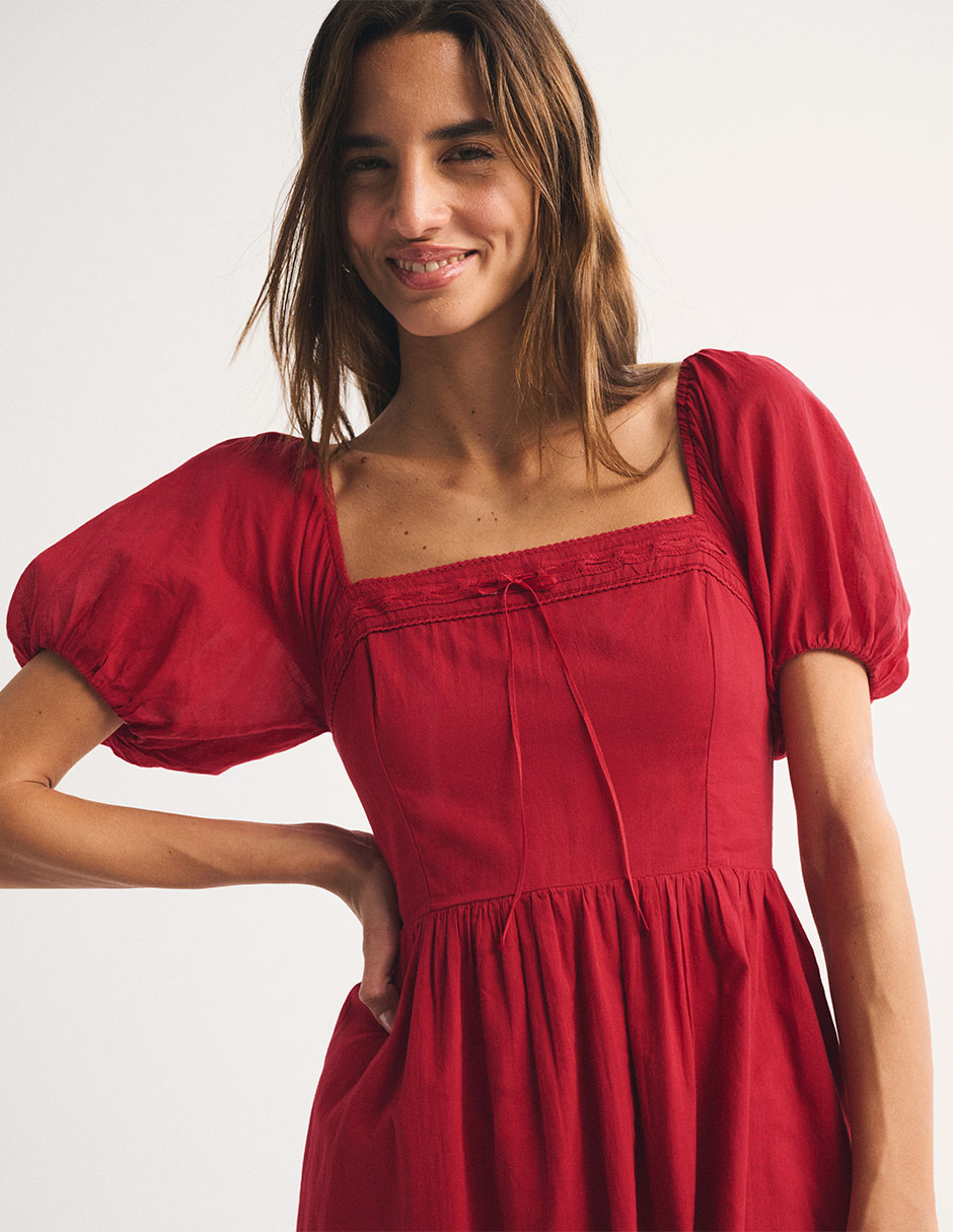 Vestido midi casual para mujer 4