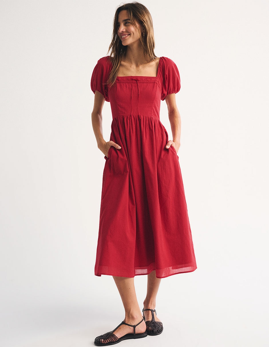 Vestido midi casual para mujer 5