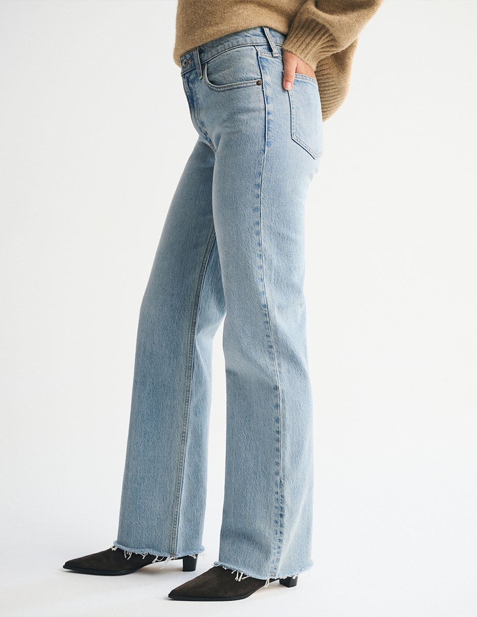 Jeans straight ki155-5111-280 para mujer 2