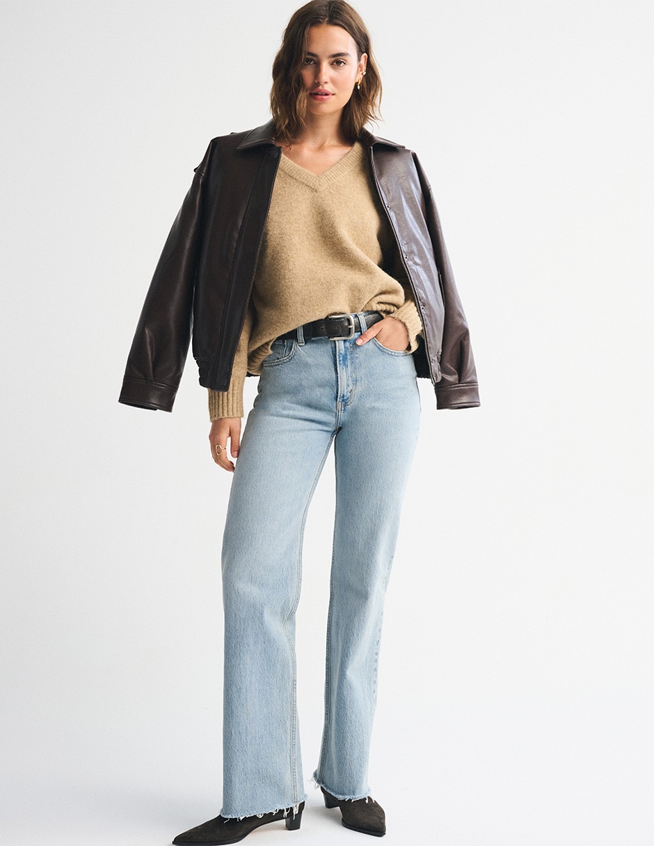 Jeans straight ki155-5111-280 para mujer 6