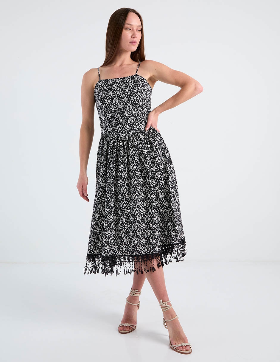 Vestido midi casual para mujer 1