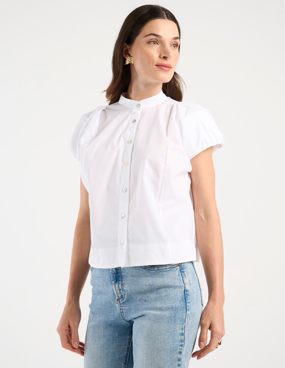 Blusa manga corta para mujer 1