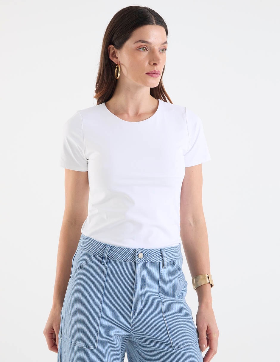 Blusa manga corta para mujer 1