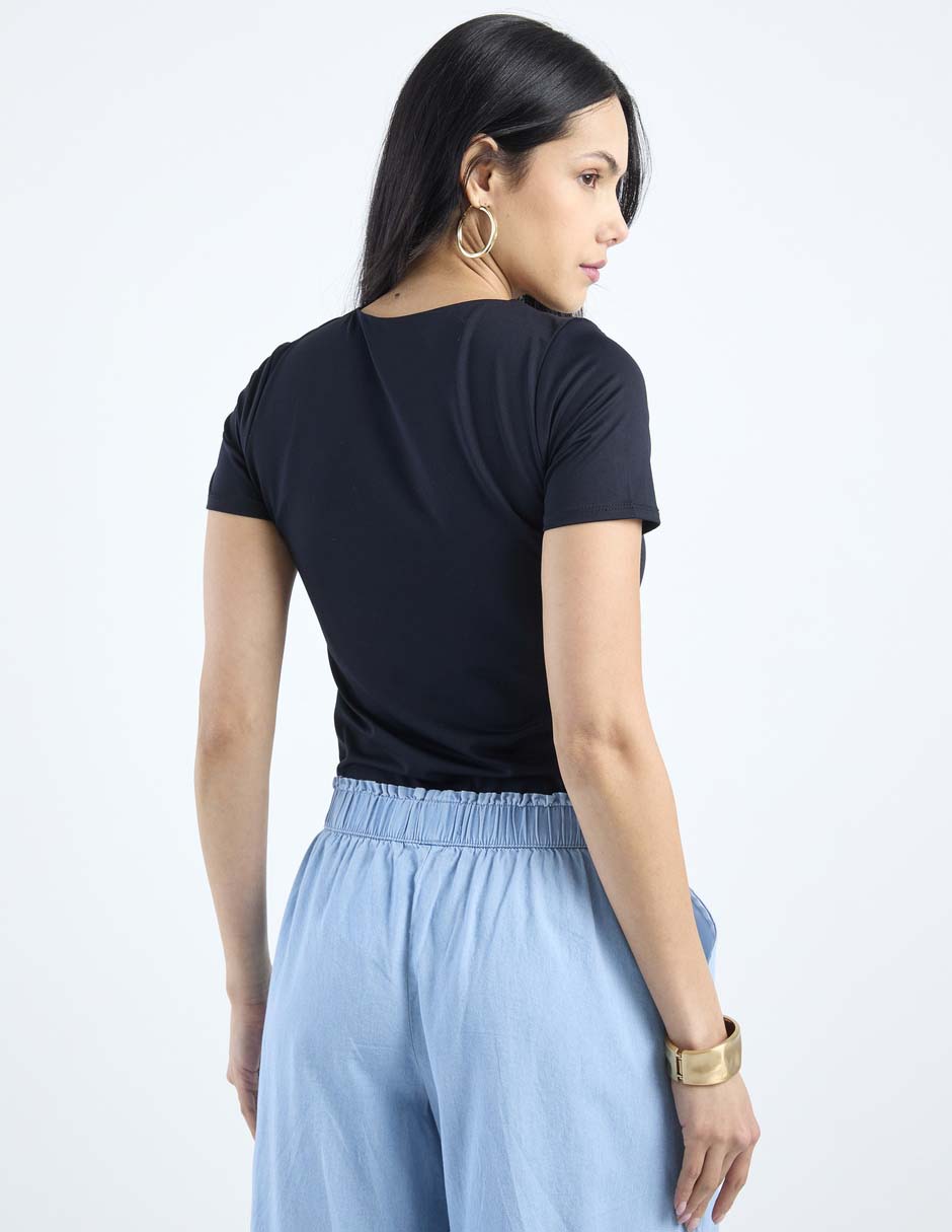 Blusa Petite Studio manga corta para mujer