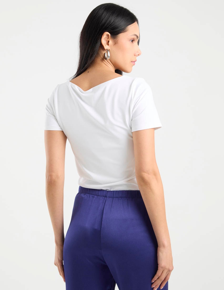Blusa manga corta para mujer 7