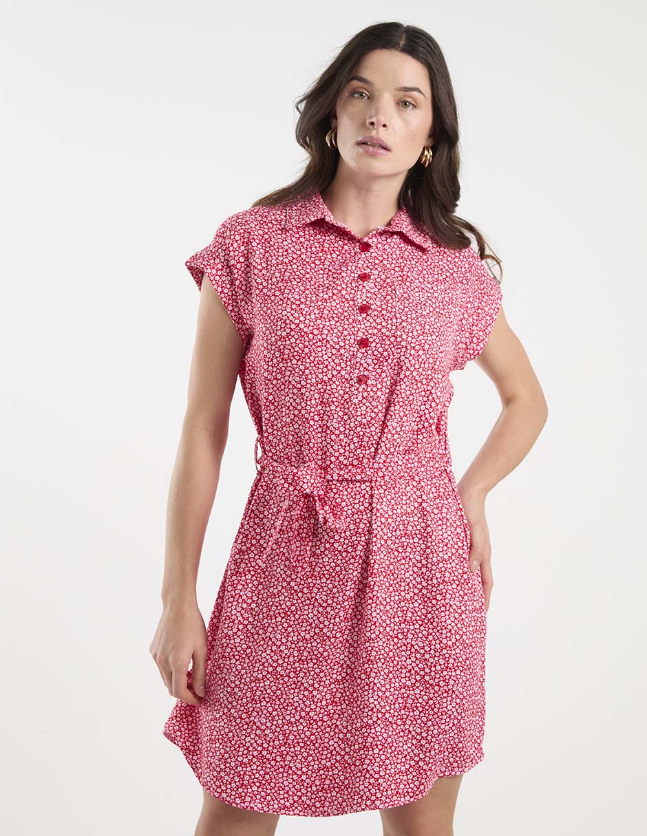 Vestido arriba rodilla casual para mujer