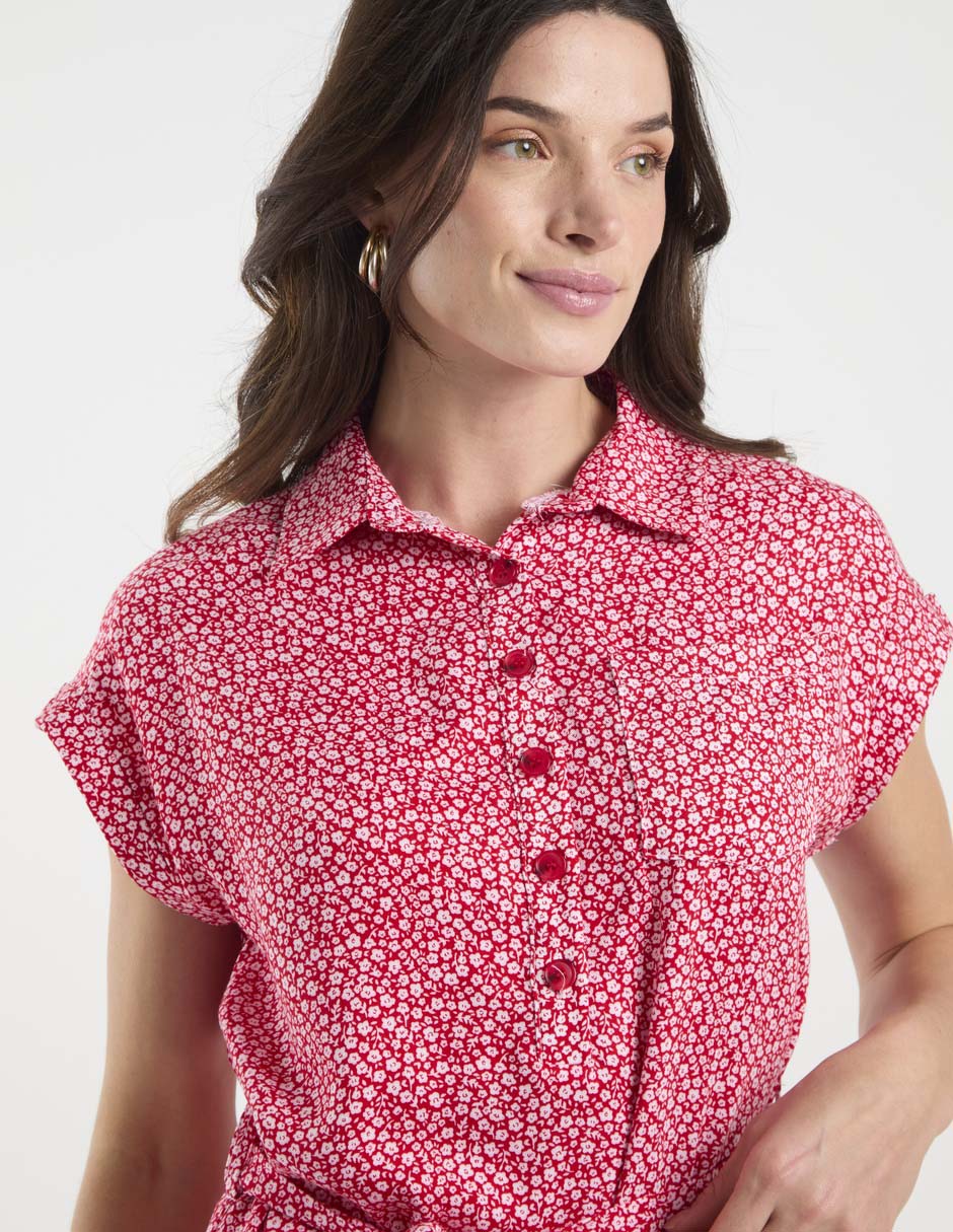 Vestido arriba rodilla casual para mujer