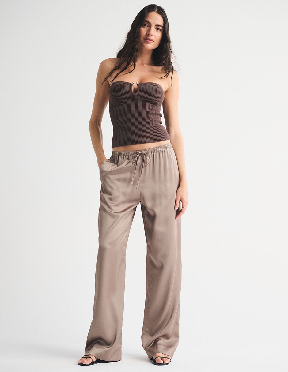 Top Abercrombie & Fitch escote corazón